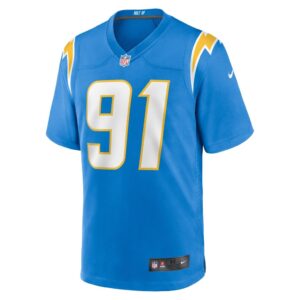 Men's Los Angeles Chargers Christopher Hinton Nike Powder Blue Home Game Player Jersey