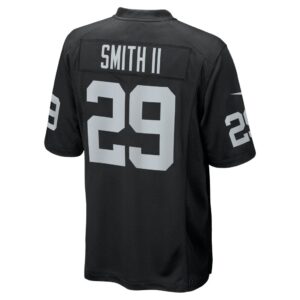 Christopher Smith II Las Vegas Raiders Nike Team Game Jersey - Black