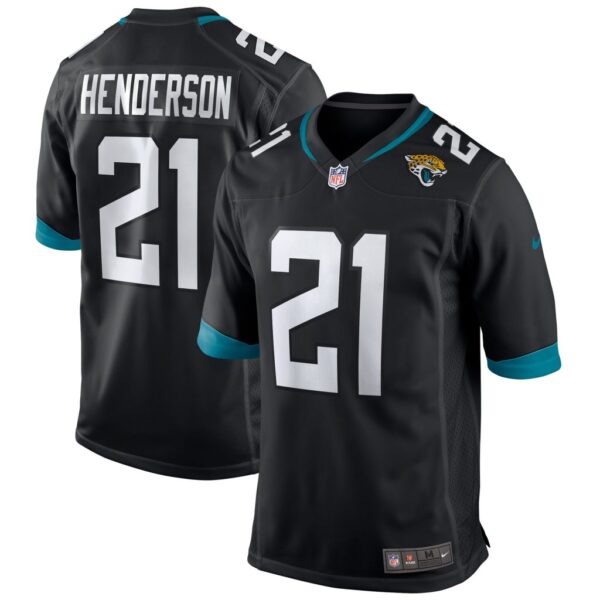 Men's Nike C.J. Henderson Black Jacksonville Jaguars Game Jersey