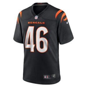 Men's Cincinnati Bengals Clark Harris Nike Black Game Jersey