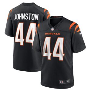 Men's Cincinnati Bengals Clay Johnston Nike Black Game Jersey