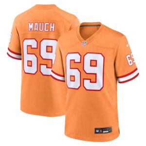 Cody Mauch Tampa Bay Buccaneers Nike Throwback Game Jersey - Orange