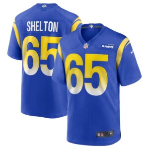 Men's Los Angeles Rams Coleman Shelton Nike Royal Game Jersey