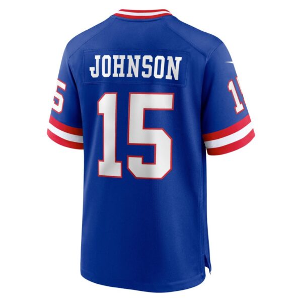 Men's New York Giants Collin Johnson Nike Royal Classic Player Game Jersey