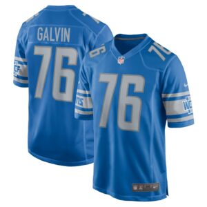 Connor Galvin Detroit Lions Nike Team Game Jersey - Blue