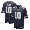 Men's Dallas Cowboys Cooper Rush Nike Navy Game Player Jersey