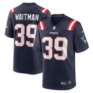 Corliss Waitman New England Patriots Nike Team Game Jersey - Navy