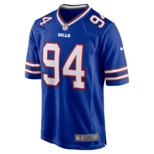 Men's Buffalo Bills Cortez Broughton Nike Royal Home Game Player Jersey