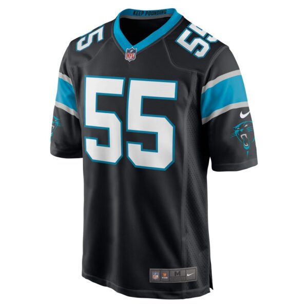 Men's Carolina Panthers Cory Littleton Nike Black Game Player Jersey