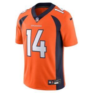 Men's Denver Broncos Courtland Sutton Nike Orange Vapor Untouchable Limited Jersey