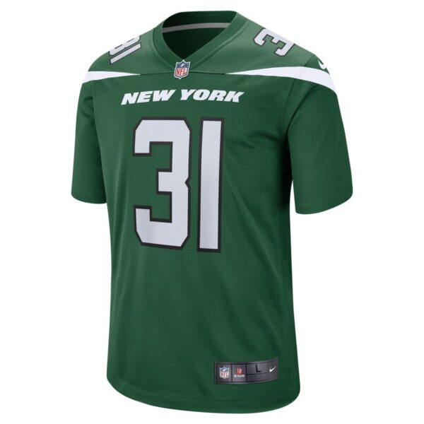 Men's New York Jets Craig James Nike Gotham Green Game Player Jersey