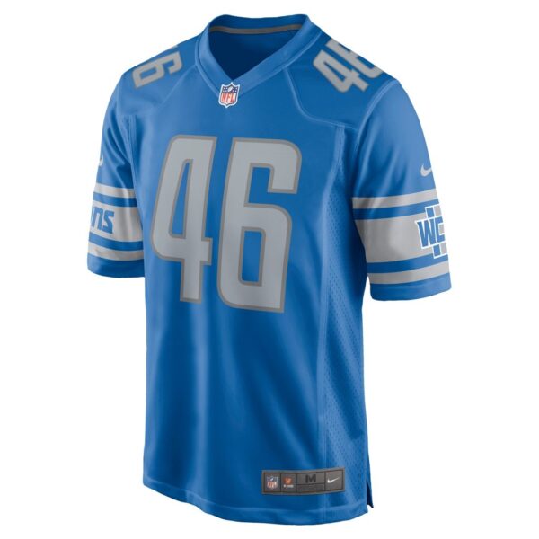 Men's Detroit Lions Craig Reynolds Nike Blue Game Player Jersey