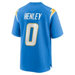 Men's Los Angeles Chargers Daiyan Henley Nike Powder Blue Team Game Jersey