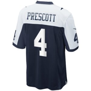 Men's Nike Dak Prescott Navy Dallas Cowboys Alternate Game Jersey