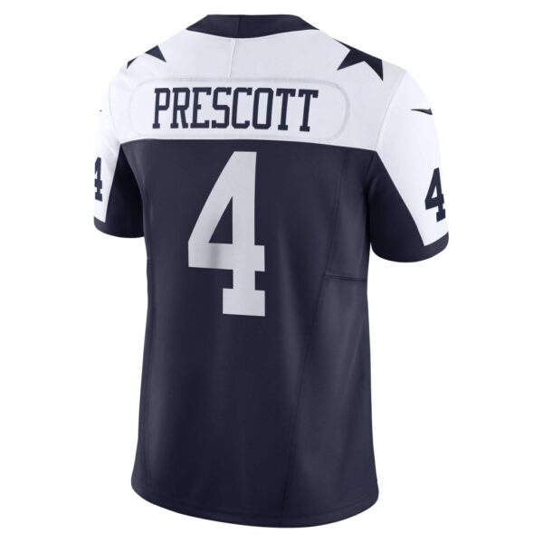 Men's Dallas Cowboys Dak Prescott Nike Navy Vapor F.U.S.E. Limited Jersey