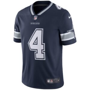 Men's Nike Dak Prescott Navy Dallas Cowboys Vapor Untouchable Limited Player Jersey