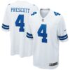 Men's Nike Dak Prescott White Dallas Cowboys Game Jersey