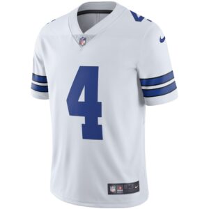 Men's Nike Dak Prescott White Dallas Cowboys Vapor Limited Player Jersey