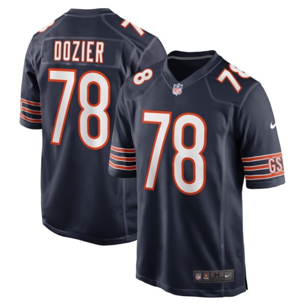 Men's Chicago Bears Dakota Dozier Nike Navy Game Jersey