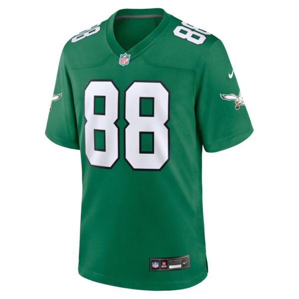 Dallas Goedert Philadelphia Eagles Nike Alternate Game Player Jersey - Kelly Green