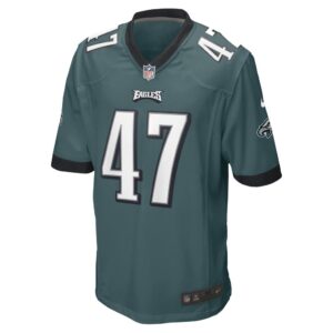 Men's Philadelphia Eagles Dalton Keene Nike Midnight Green Game Player Jersey