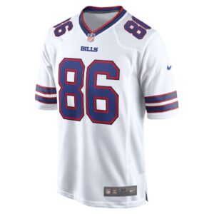 Men's Buffalo Bills Dalton Kincaid Nike White Game Jersey