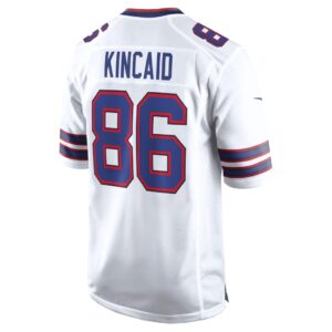 Men's Buffalo Bills Dalton Kincaid Nike White Game Jersey