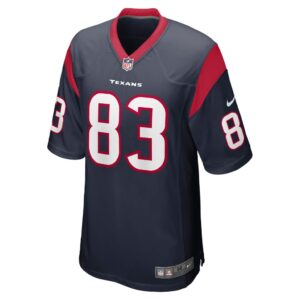 Men's Houston Texans Dalton Schultz Nike Navy Team Game Jersey