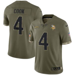 Men's Minnesota Vikings Nike Olive 2022 Salute To Service Limited Jersey