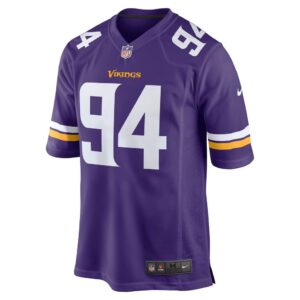 Men's Minnesota Vikings Dalvin Tomlinson Nike Purple Game Jersey