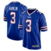 Men's Buffalo Bills Damar Hamlin Nike Royal Game Jersey