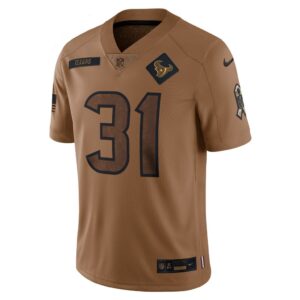 Dameon Pierce Houston Texans Nike 2023 Salute To Service Limited Jersey - Brown