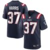 Men's New England Patriots Damien Harris Nike Navy Game Jersey