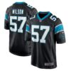 Men's Carolina Panthers Damien Wilson Nike Black Game Player Jersey