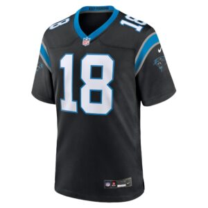 Men's Carolina Panthers Damiere Byrd Nike Black Team Game Jersey