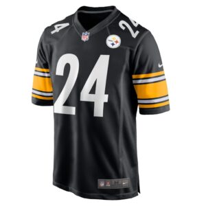 Men's Pittsburgh Steelers Damontae Kazee Nike Black Game Player Jersey