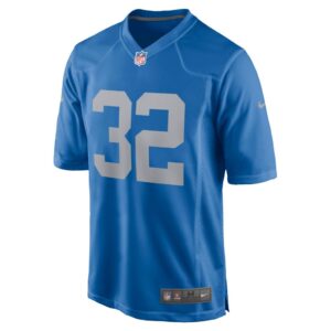 Men's Detroit Lions D'Andre Swift Nike Blue Game Player Jersey