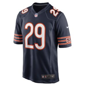 Men's Chicago Bears Dane Cruikshank Nike Navy Game Player Jersey