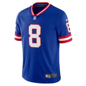 Men's New York Giants Daniel Jones Nike Royal Classic Vapor Limited Player Jersey