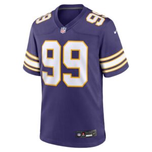 Men's Minnesota Vikings Danielle Hunter Nike Purple Classic Player Game Jersey