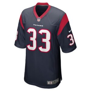 Men's Houston Texans Dare Ogunbowale Nike Navy Game Player Jersey