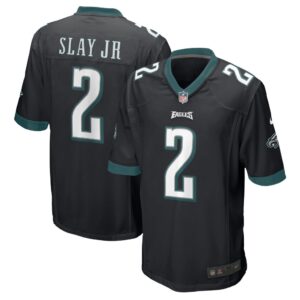 Men's Philadelphia Eagles Darius Slay Jr. Nike Black Alternate Game Player Jersey