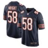 Men's Chicago Bears Darnell Wright Nike Navy 2023 NFL Draft First Round Pick Game Jersey