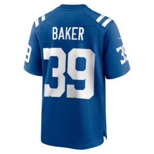 Darrell Baker Jr Indianapolis Colts Nike Team Game Jersey - Royal