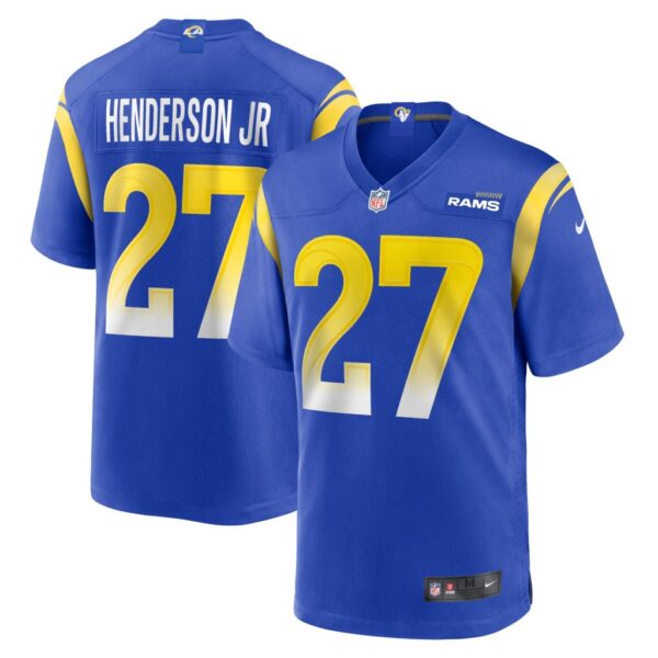 Men's Los Angeles Rams Darrell Henderson Jr. Nike Royal Game Jersey