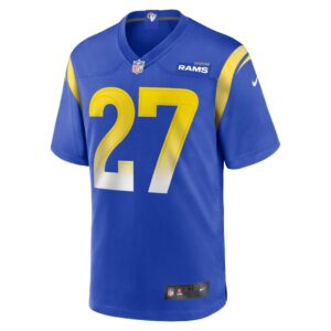 Men's Los Angeles Rams Darrell Henderson Jr. Nike Royal Game Jersey