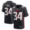 Men's Atlanta Falcons Darren Hall Nike Black Game Jersey