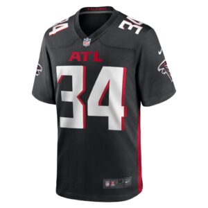 Men's Atlanta Falcons Darren Hall Nike Black Game Jersey