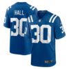 Darren Hall Indianapolis Colts Nike Team Game Jersey - Royal