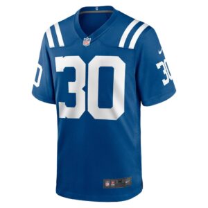 Darren Hall Indianapolis Colts Nike Team Game Jersey - Royal